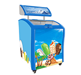 Curve Glass Freezer
